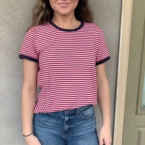 Ralph Lauren Striped Tee | L